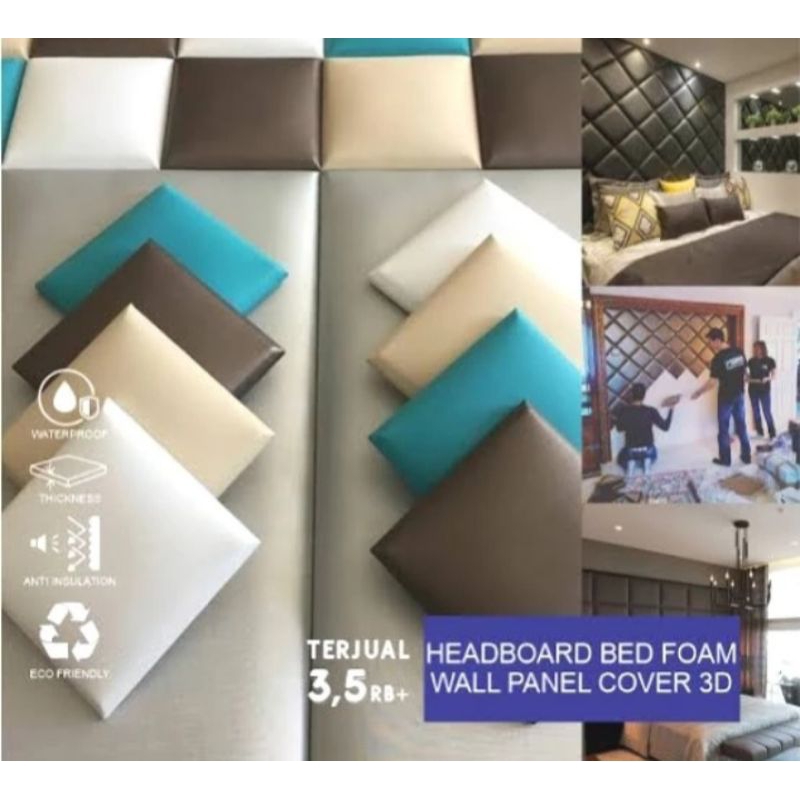 HEARD BOARD WALLPANEL DINDING panel dekorasi rumah, kamar tidur, ruang tamu