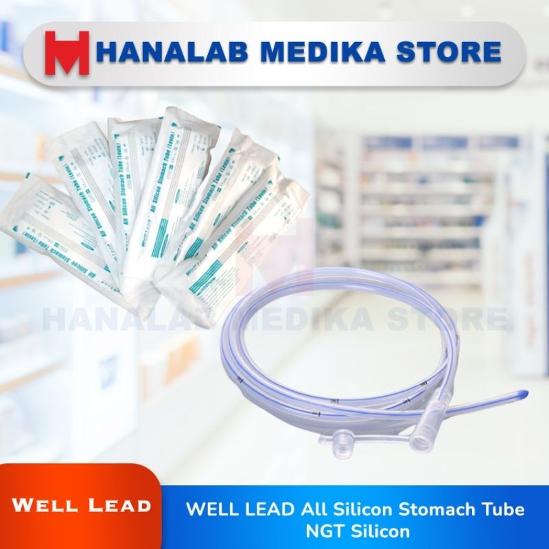 NGT WELL LEAD All Silicon Stomach Tube / NGT Silicon