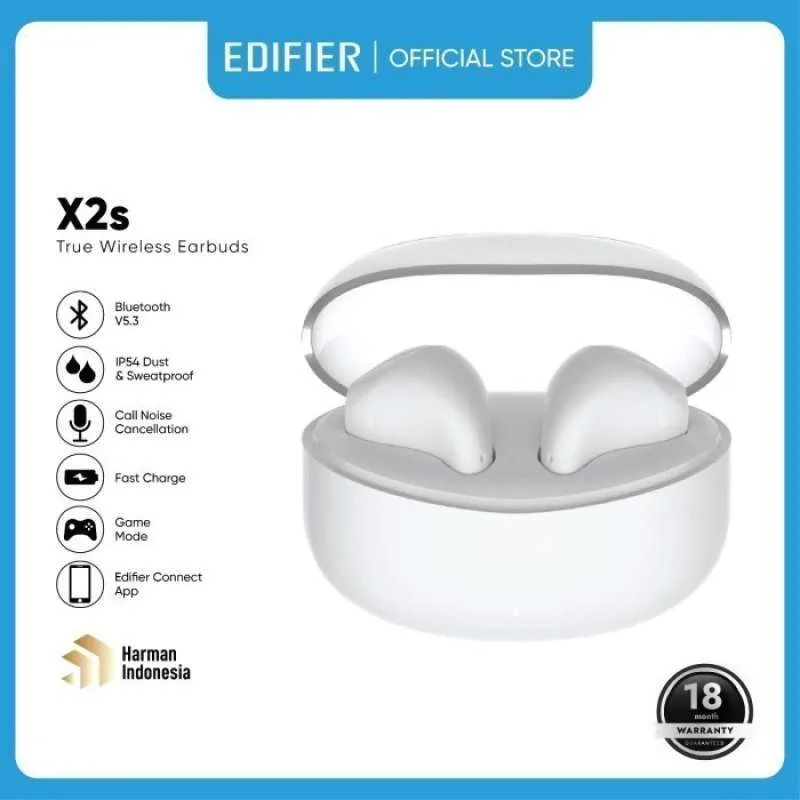 Preloved Edifier X2S White Putih TWS Bluetooth Wireless