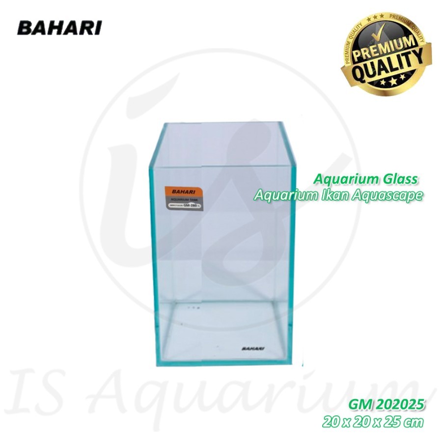 Nisso Bahari Aquarium Glassmate GM 202025 Akuarium Premium Gosok Mesin Pabrikan