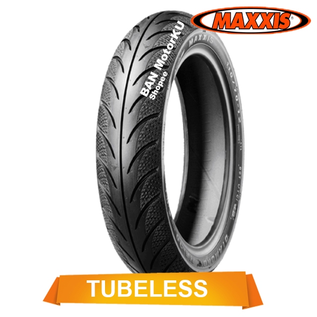 Maxxis Diamond MA-3DN ( MA3DN ) Ukuran 70/90-14 Ban Motor Matic Tubeless