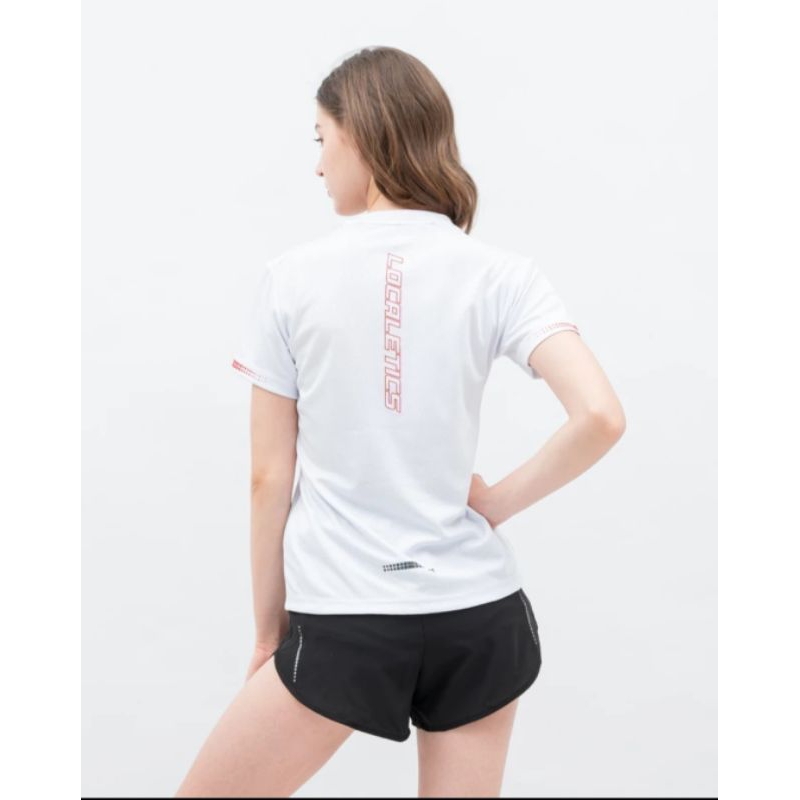 Jersey Running Localetics Strava White Woman Original
