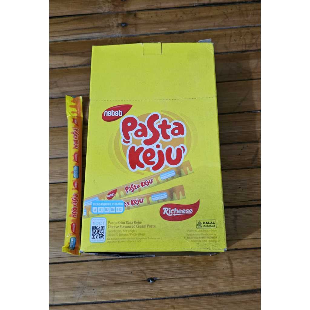 

Nabati Richeese Pasta Keju 1 box isi 30 pcs