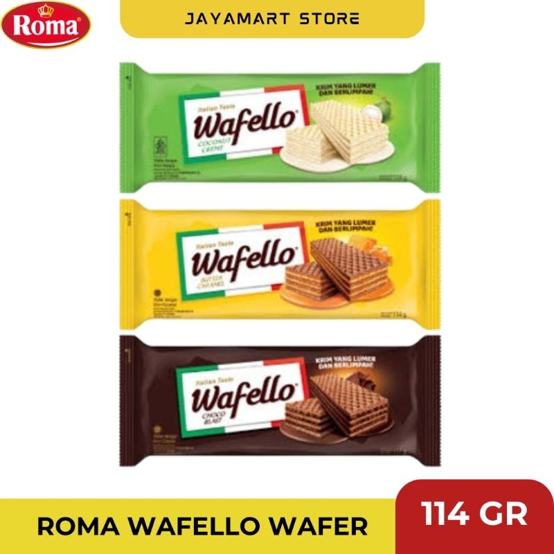 

Roma Wafello Wafer Krim Italian Taste ( 114g ) - MM016