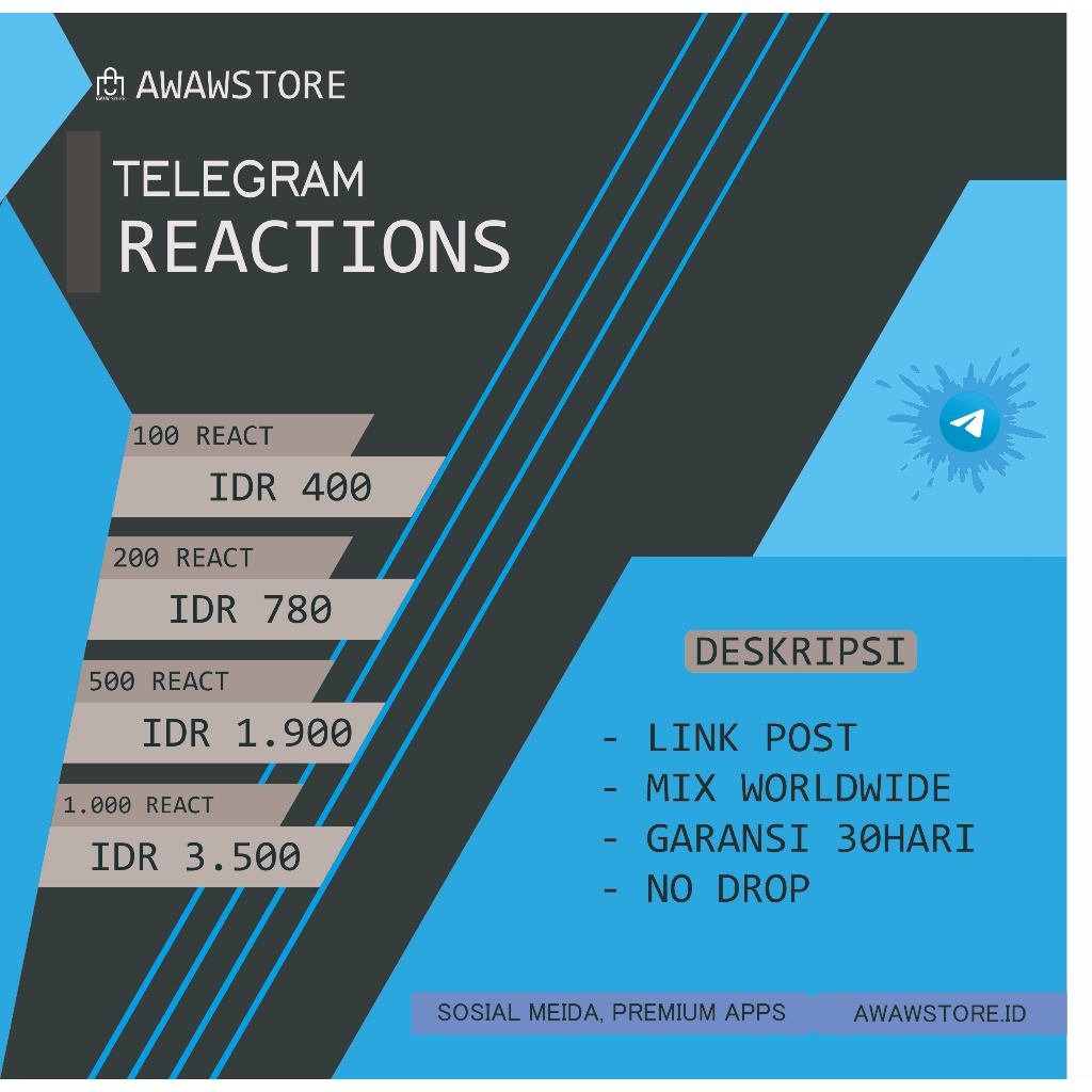 Telegram Post Reaction Channel Tele
