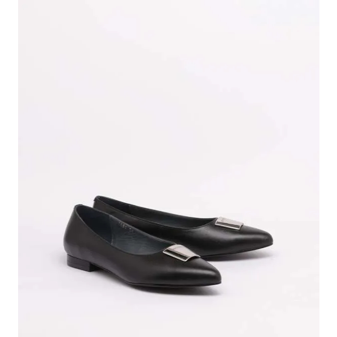 Buccheri sepatu flat wanita berbahan dasar kulit - 1581.