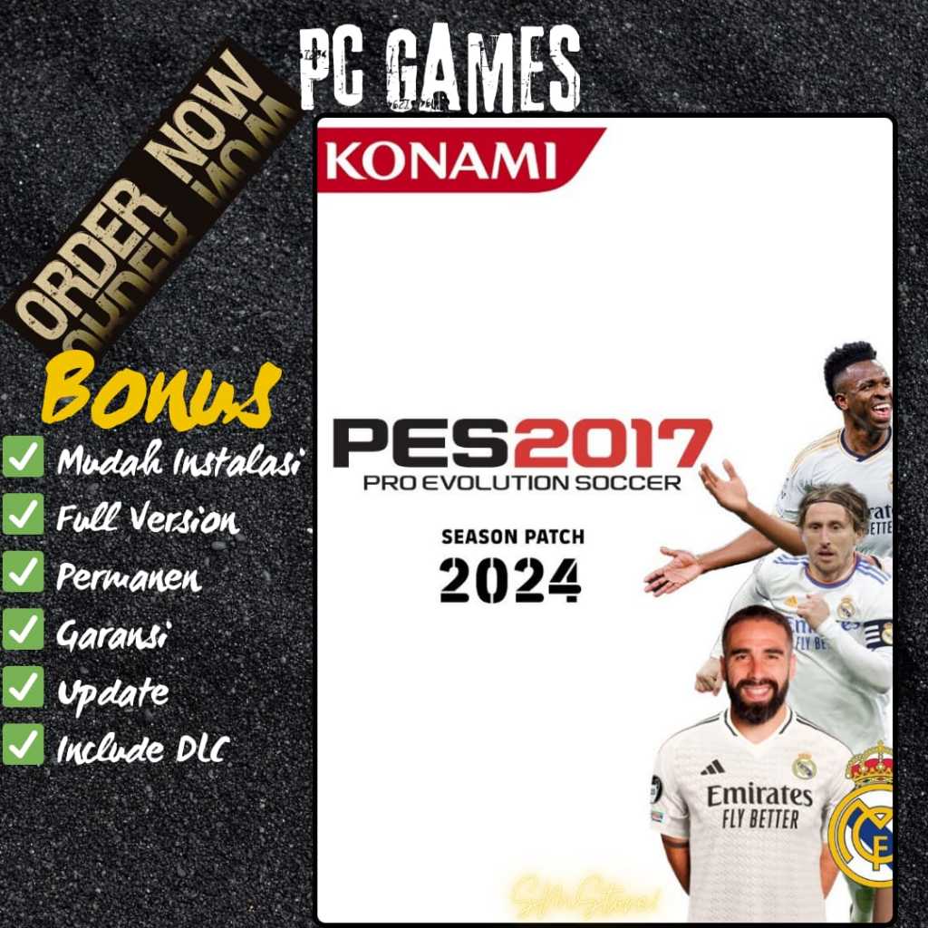 PES 2017  PRO EVOLUTION SOCCER 2017 SEASON PATCH AGUSTUS 2024 | GAME PC - LAPTOP