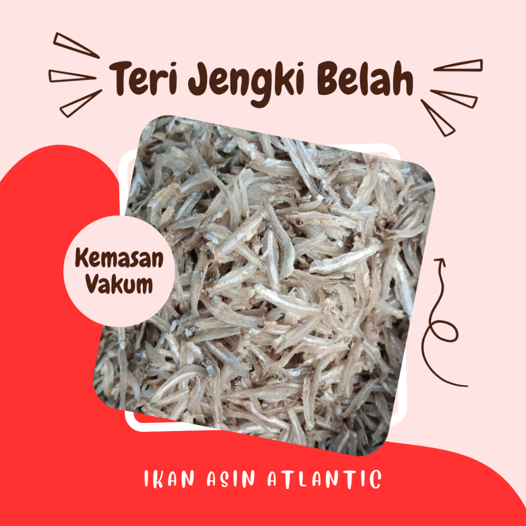 

Ikan Asin Teri Jengki Belah Kemasan Vakum 250 Gram - 1 Kg