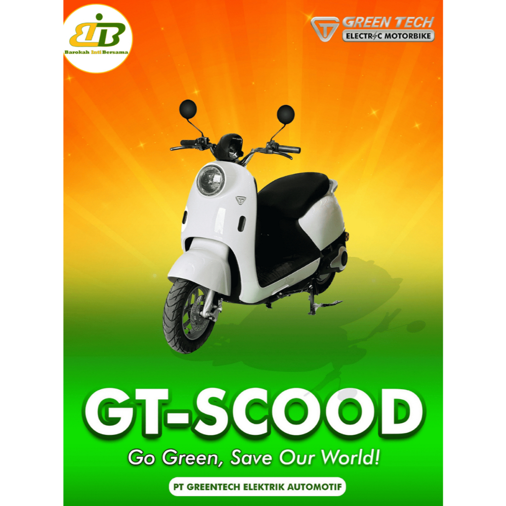 Motor listrik subsidi Greentech type GT Scood (OTR Semarang)