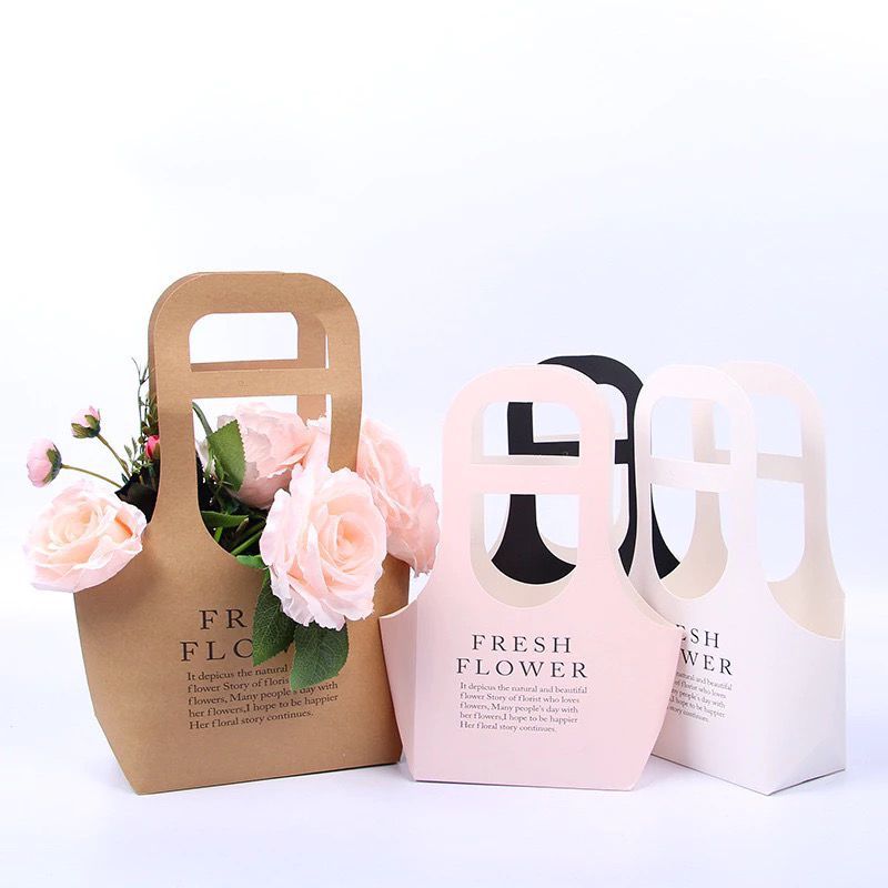 

Flower Packing Paper Bag Fresh Flower Bloom Box Bouquet Handbag Gift Tas Bunga Kertas