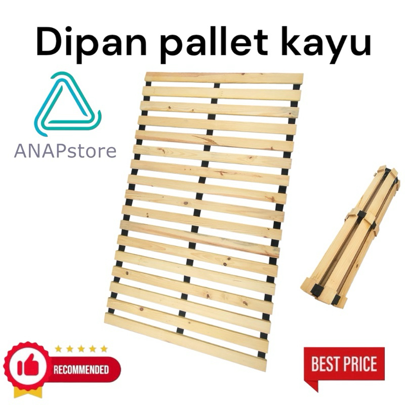 dipan palet kayu alas kasur jati belanda (90x200 cm)/ tatakan kasur pallet / alas kasur kayu / dipan