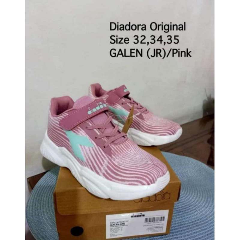 Sepatu Diadora Anak GALEN JR Pink Original SportStation (PT MAP)
