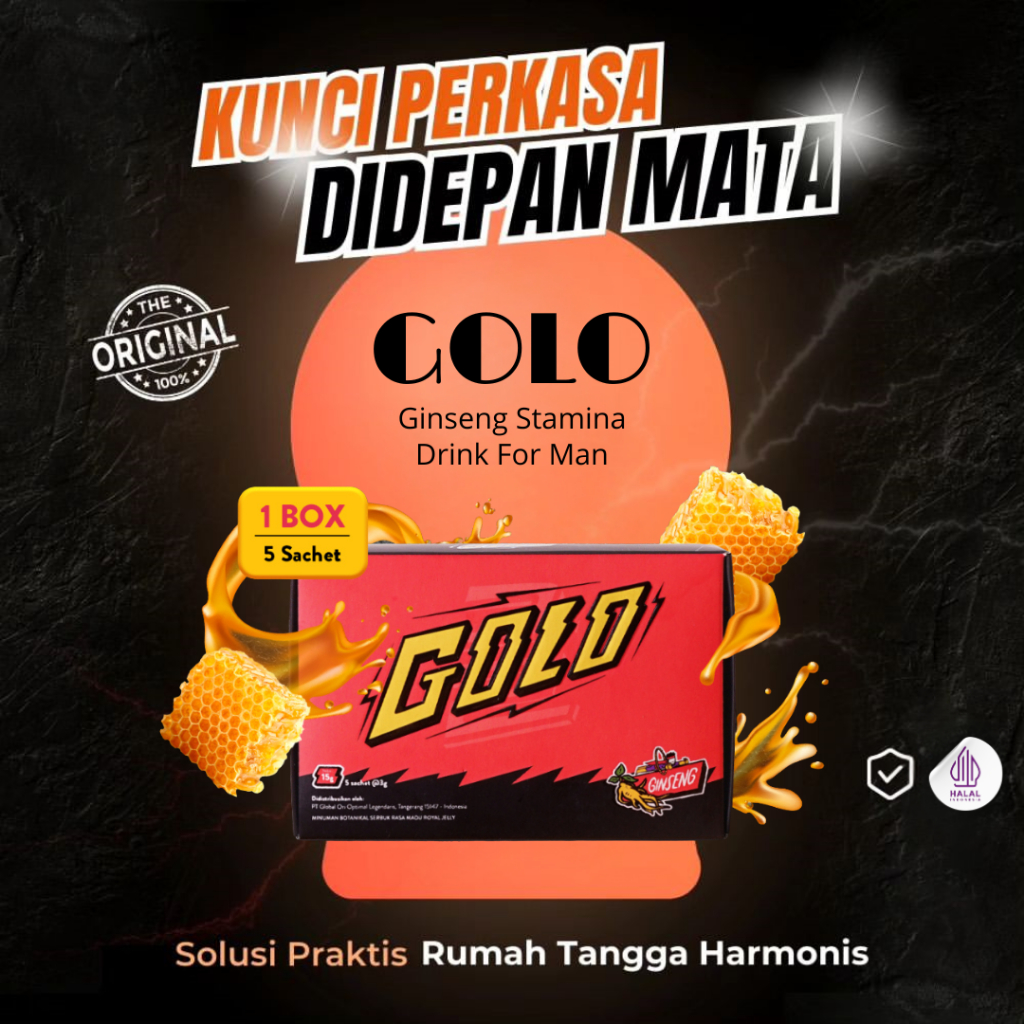 

MISTER GOLO GINSENG ORIGINAL SUPLEMEN STAMINA PRIA GINGSENG BPOM MR TONGKAT ALI GING SENG
