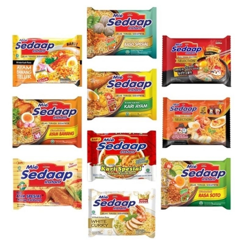 

Mie Sedap All Varian | per 5 pcs