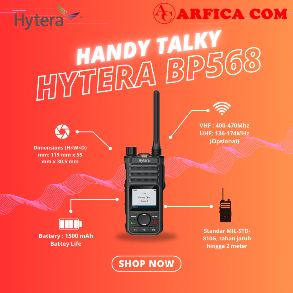 HT Hytera BP568 HT Digital Analog HYT BP-568 HYTERA BP 568 BP568 UHF