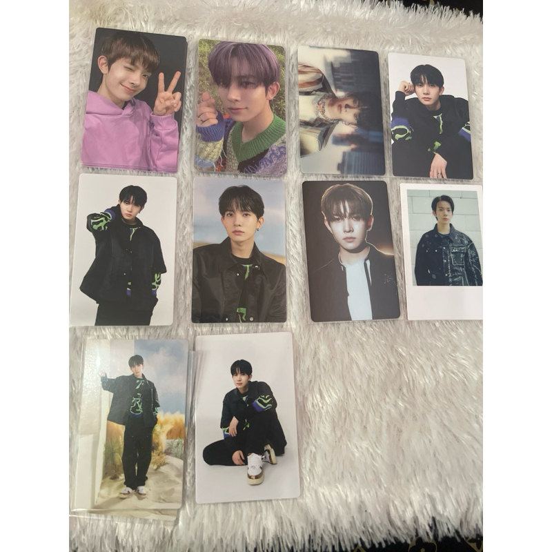 official pc photocard enhypen heeseung lightstick ls dark blood orange lenti border day one carnival