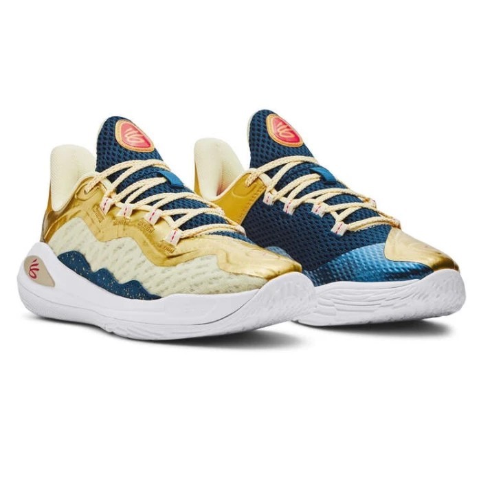 Sepatu Basket Anak dan dewasa  Under Armour Curry 11 Low Champions Mindset 3027829-300