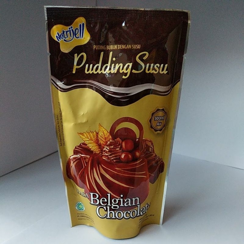 

nutrijel pudding susu rasa Belgian coklat 130gr nutrijell
