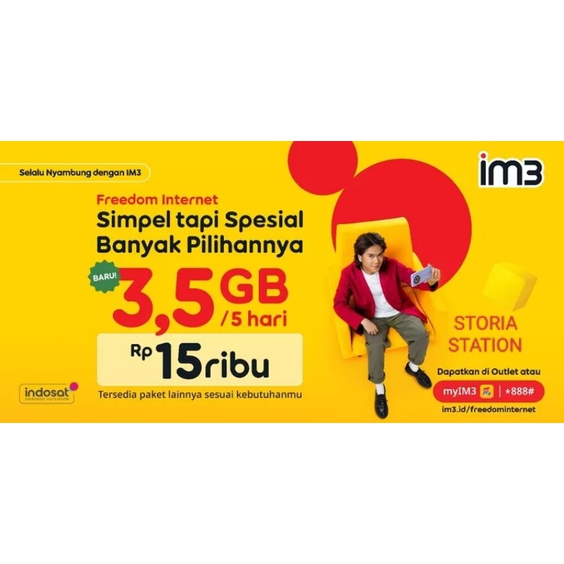 VOUCHER PAKET DATA IM3 HARIAN/BULANAN