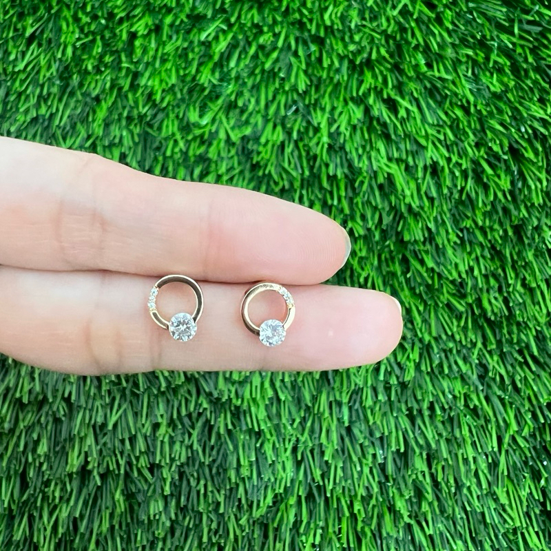 Giwang tusuk Xuping Bulat/Giwang Xuping Premium/Giwang bulat Cantik