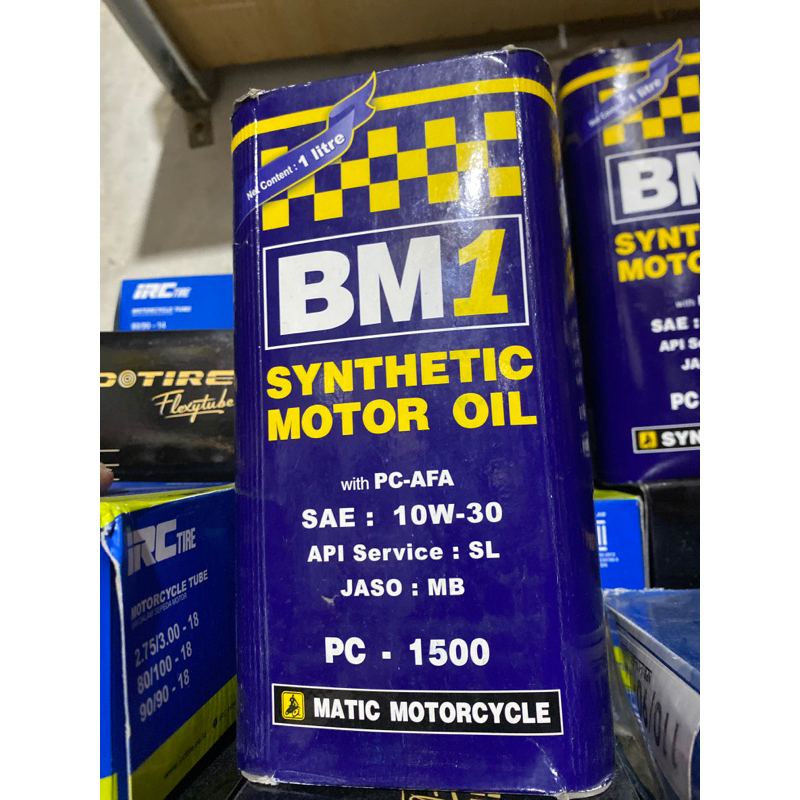 OLI OIL MOTOR MATIC BM1 BM 1 PC 1500 10W-30 1LTR 1000ML ORIGINAL