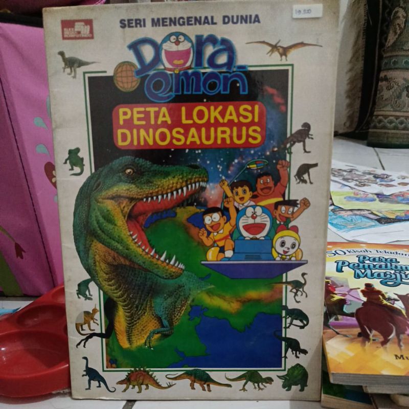 seri mengenal dunia Peta lokasi dinosaurus preloved