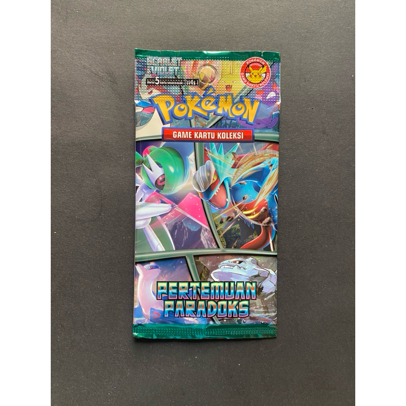 TCG Pokemon Card Pertemuan Paradoks Kartu Indonesia Booster Pack
