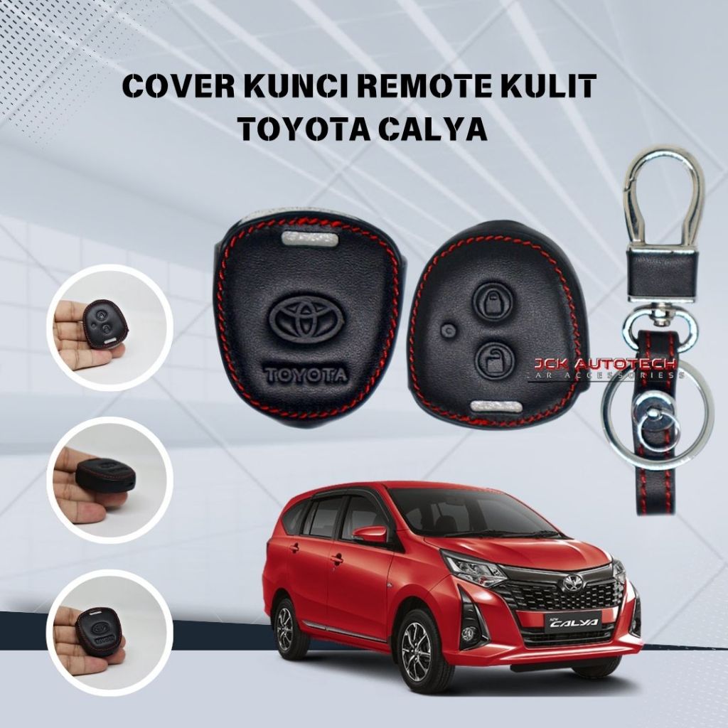 Sarung Kunci Kulit / Cover Kunci Remote Kulit Toyota Calya