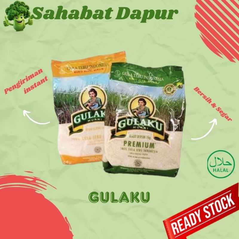 

gula 1kg - Gulaku - sayuran segar - Sahabat Dapur Delivery