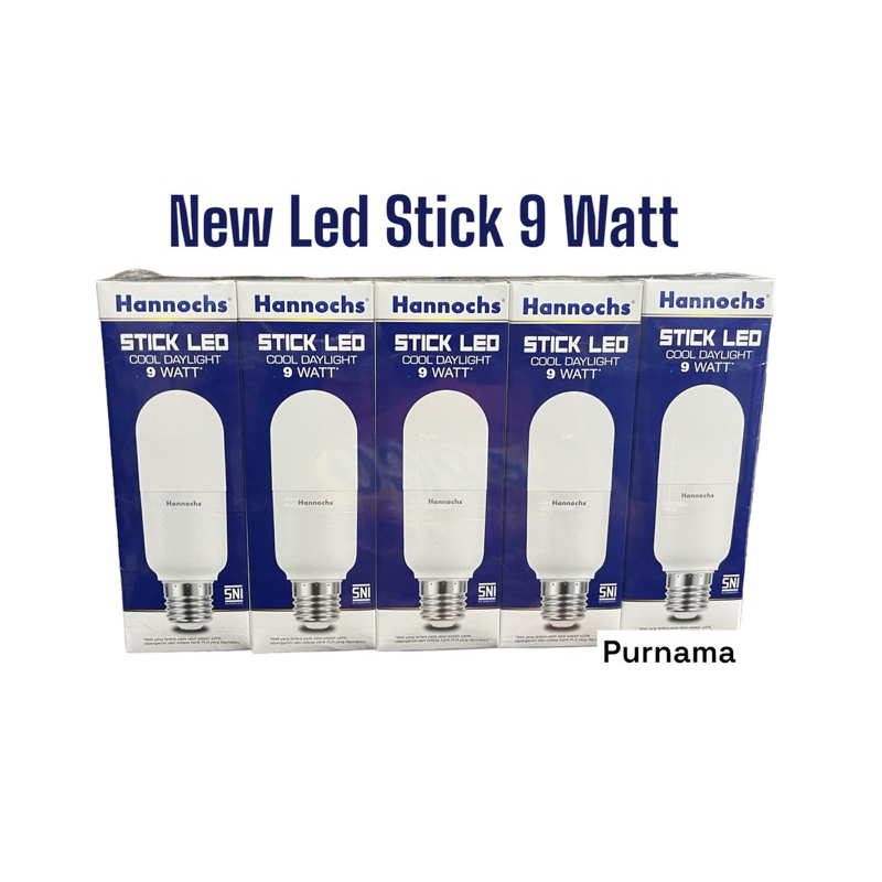 Hannochs STICK LED 9 Watt Lampu Led Stik Hannochs - Cahaya Putih