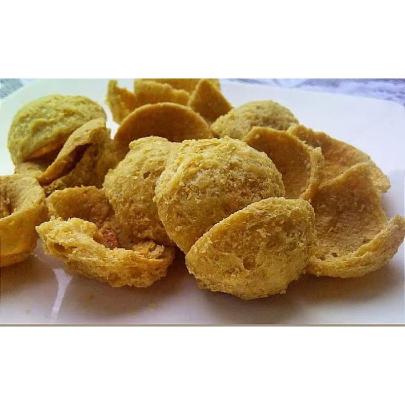 

Kerupuk tahu bulat kering tahu walik crispy deudeuien 250gr