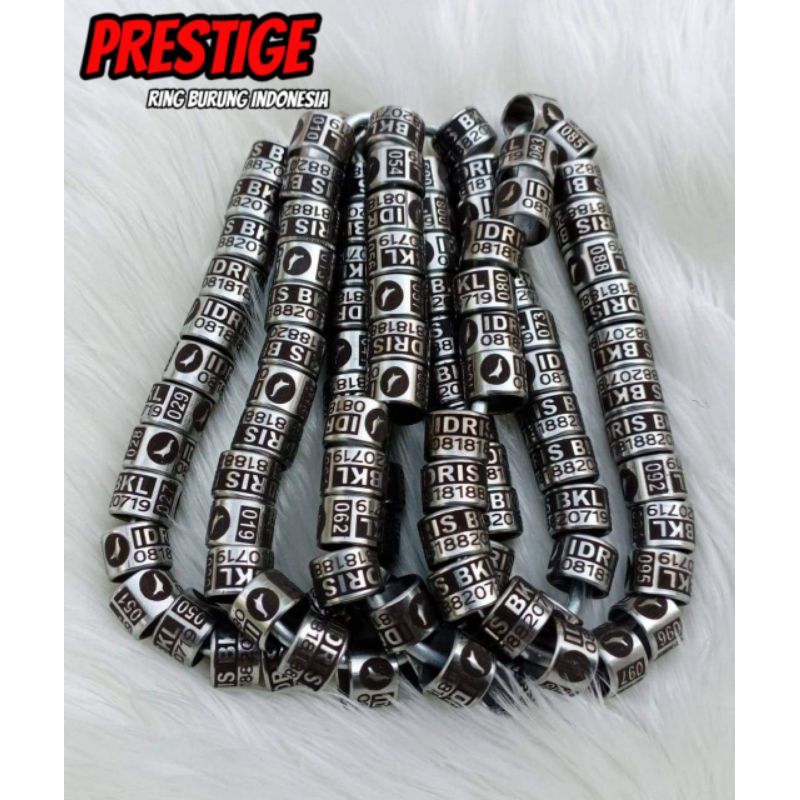 RING MERPATI/MERPATI POS BAJA WINNER METAL STD + LOGO BISA CUSTOM NAMA,NO HP,DLL