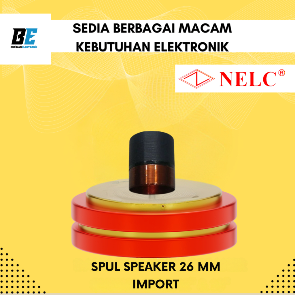 Spul speaker 26 import / Spul speaker 6-10 inch ukuran diameter 26 mm / spul 26mm