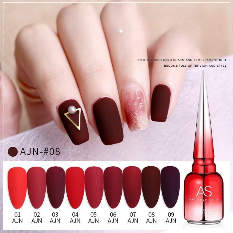AS AJN NAIL GEL POLISH SET ISI 9 WARNA KUTEK GEL POLISH