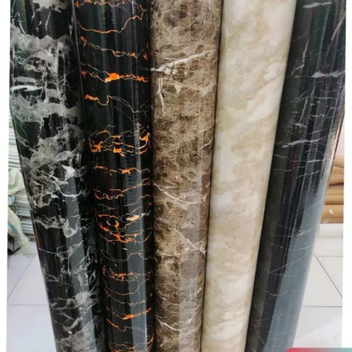 Unggul Wallpaper Lantai Karpet Lantai Tekstur Kayu Marmer Tebal Lebar 122 Cm Termurah Bisa digunakan