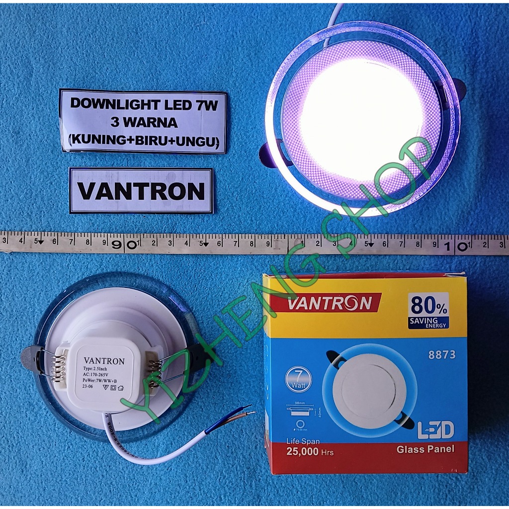 DOWNLIGHT LED 3 WARNA 7 WATT