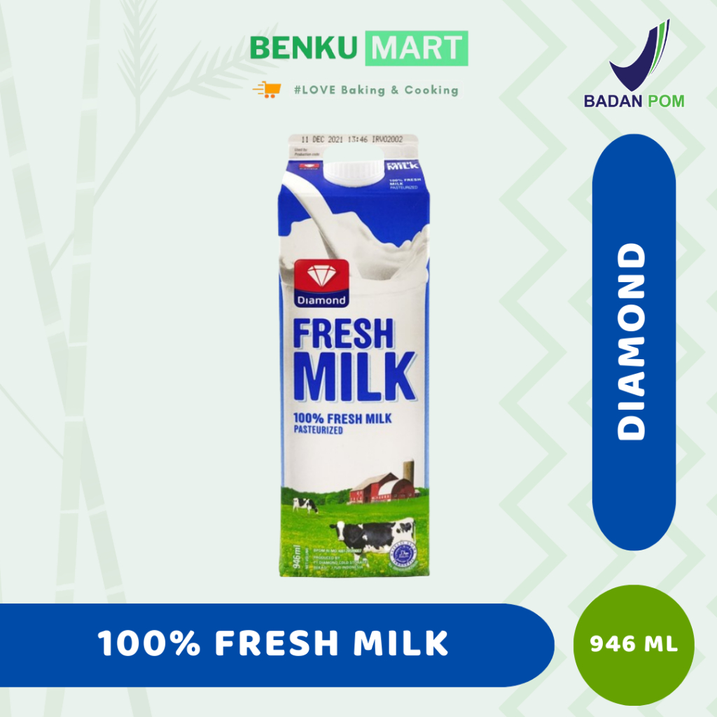 

Susu segar Fresh milk Diamond 946 ml | Susu Pasteurisasi