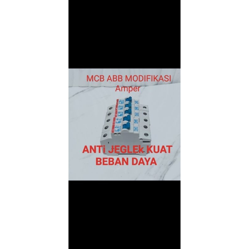MCB ABB MODIFIKASI Amper kode S191 2a_4a_6a_10a 16a original