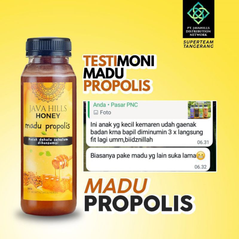 

MADU PROPOLIS BY JAVA HILLS HONEY