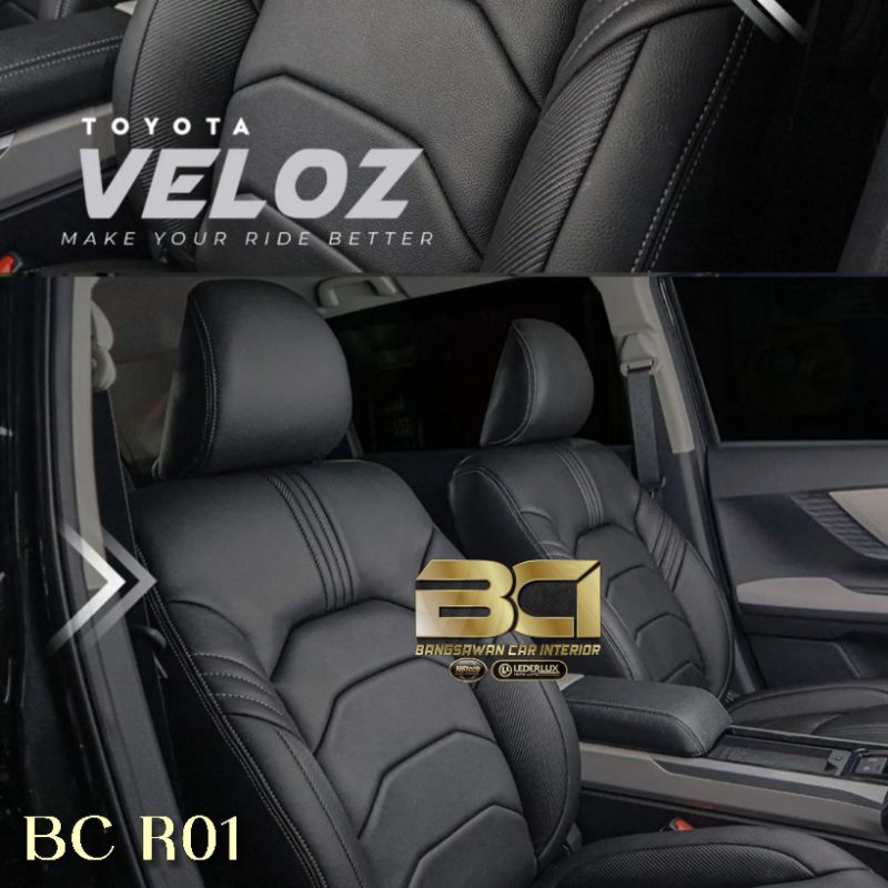 Sarung jok mobil Toyota Avanza,Xenia,Toyota Veloz 2022-2024 Bahan high premium navaro/Mbtech