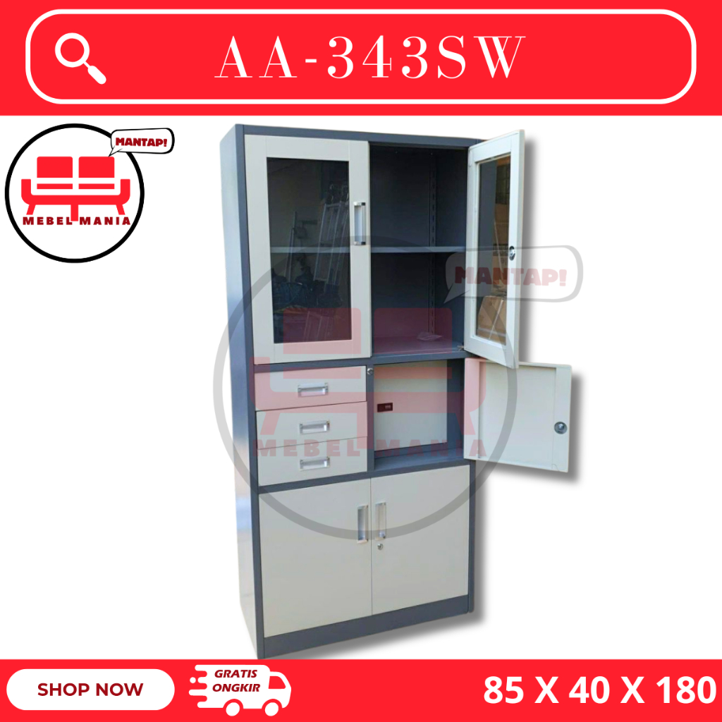 Lemari Arsip Safety Box AA-343SW
