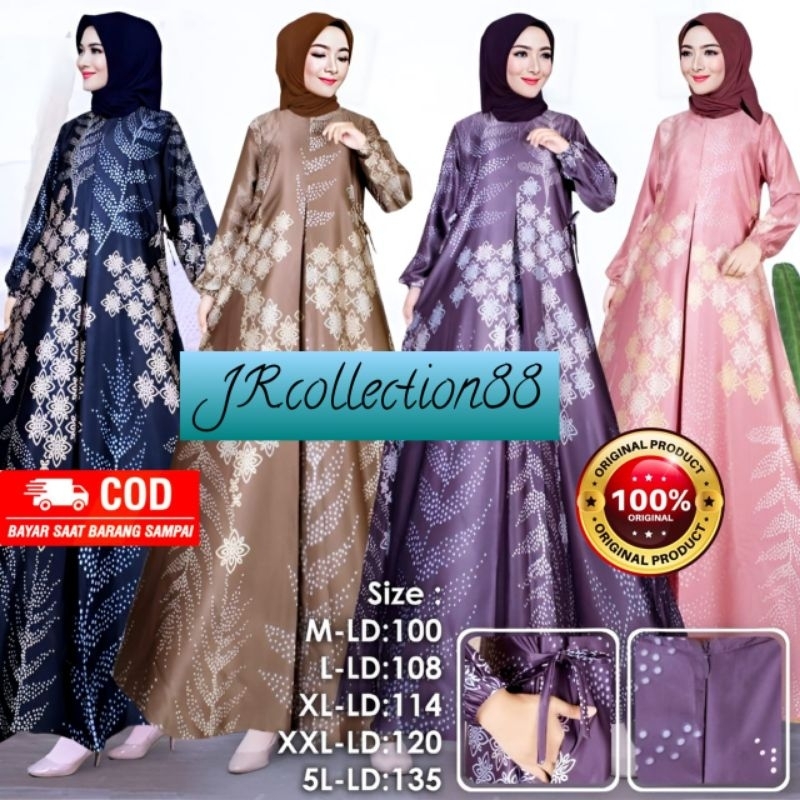 Gamis Sabina Drees Gamis Silk premium Busui Terbaru/Kekinian Gamis  kondangan Gamis Lebaran Gamis Pe