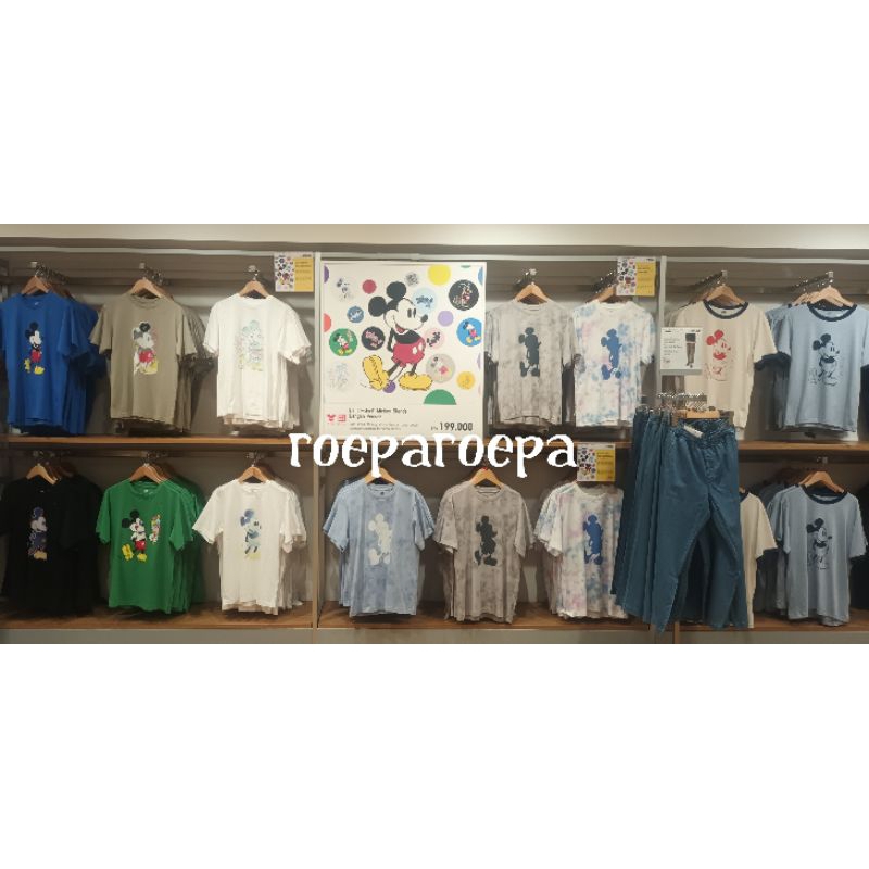 SALE❗️UT Mickey Stands Lengan Pendek Uniqlo Jastip Uniqlo