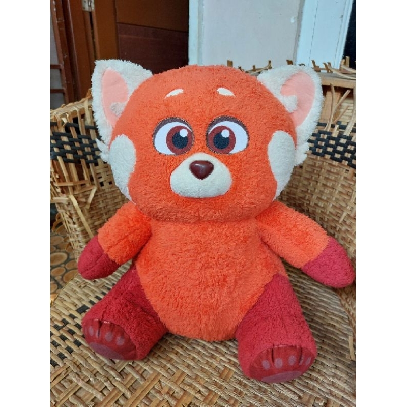 Boneka Red Panda Ori Turning Red by Sega - Size XL ±55cm - preloved