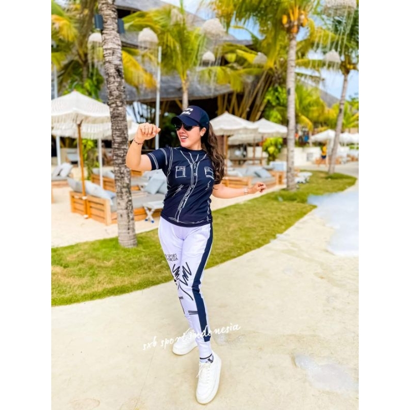 SETELAN BAJU OLAHRAGA SXB SPORT LENGAN PENDEK AND JOGGER