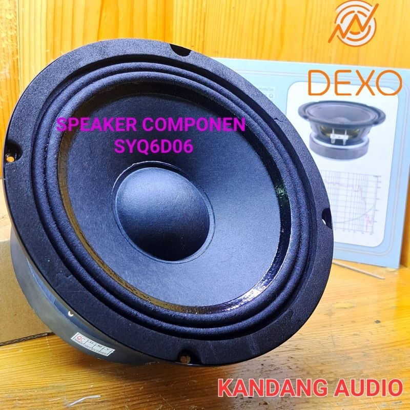 SPEAKER COMPONEN  6 INCH MIDLLE SPEAKER 6 INCH DEXO SYQ6D06
