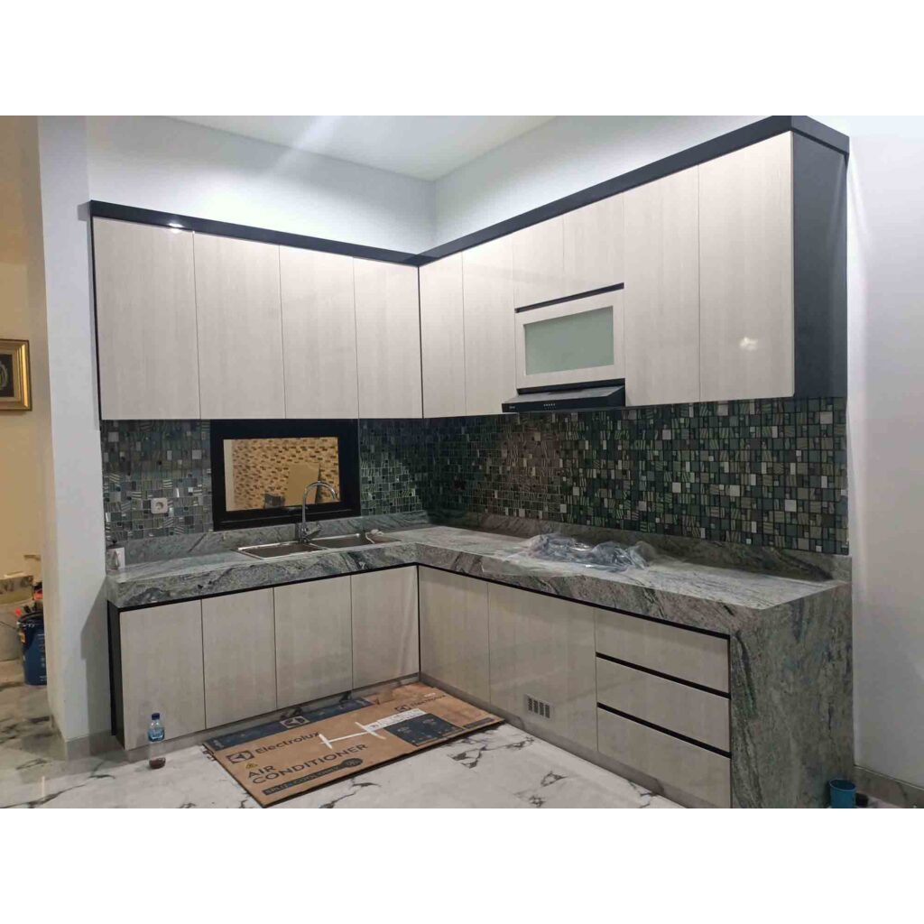 Kitchen Set Minimalis Costum | RAK DAPUR | Rak Gantung Dapur | Kitchen Set Atas