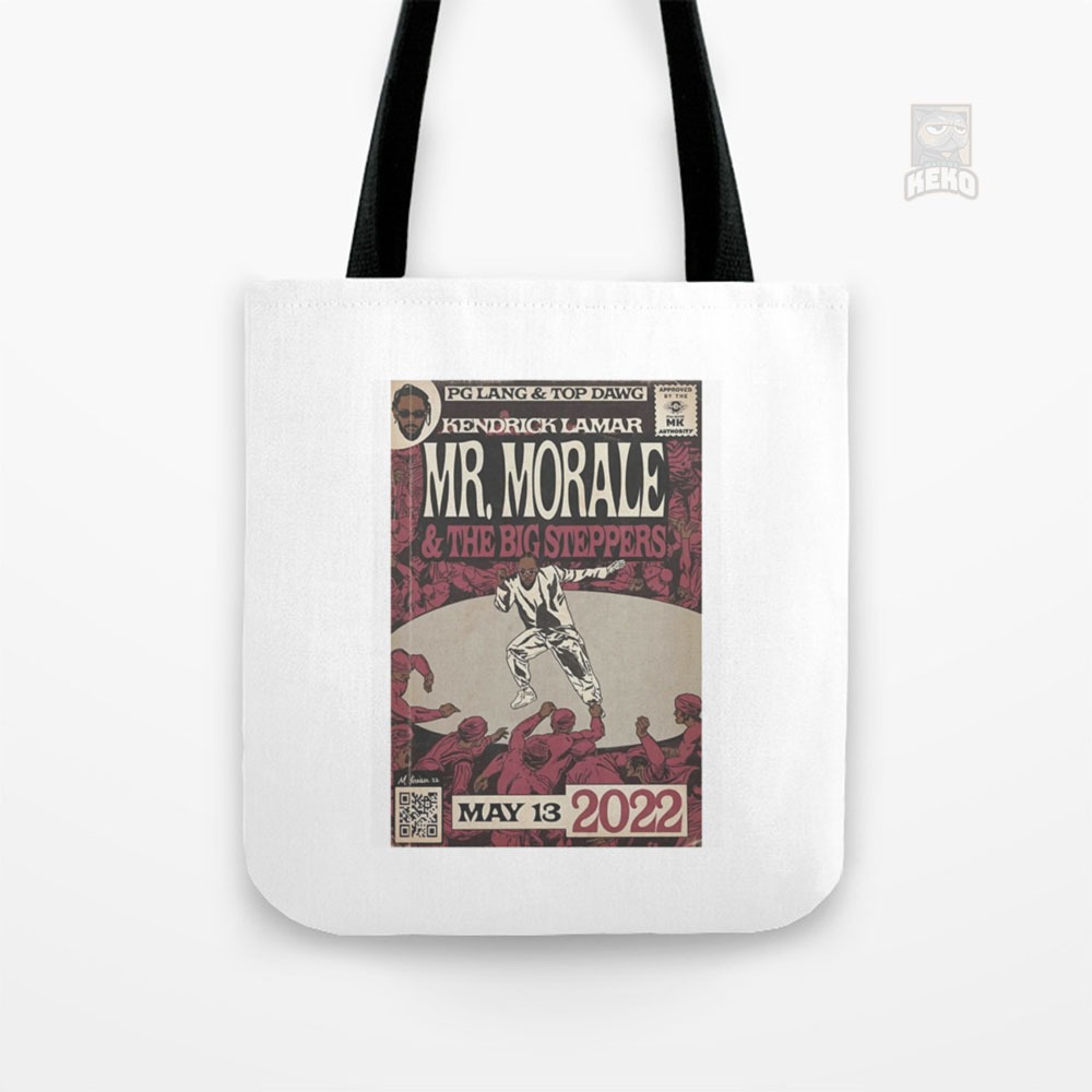 Tas Slempang | Tote Bag Kanvas | Souvernir | Lamar Mr.Morale & The Big Steppers