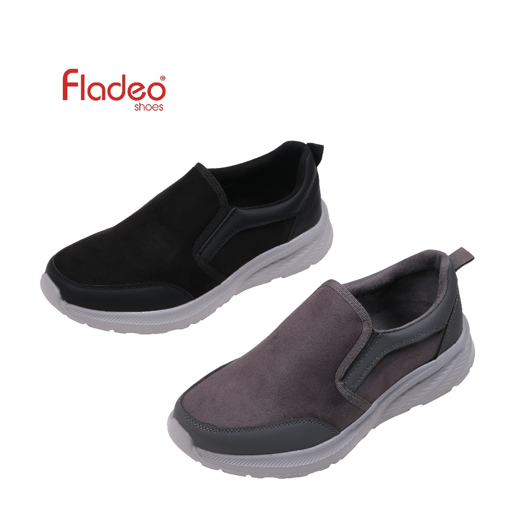 Fladeo H24/MSS218-1BG/Sepatu Sneakers Slip On Pria [ Sneakers Shoes ]