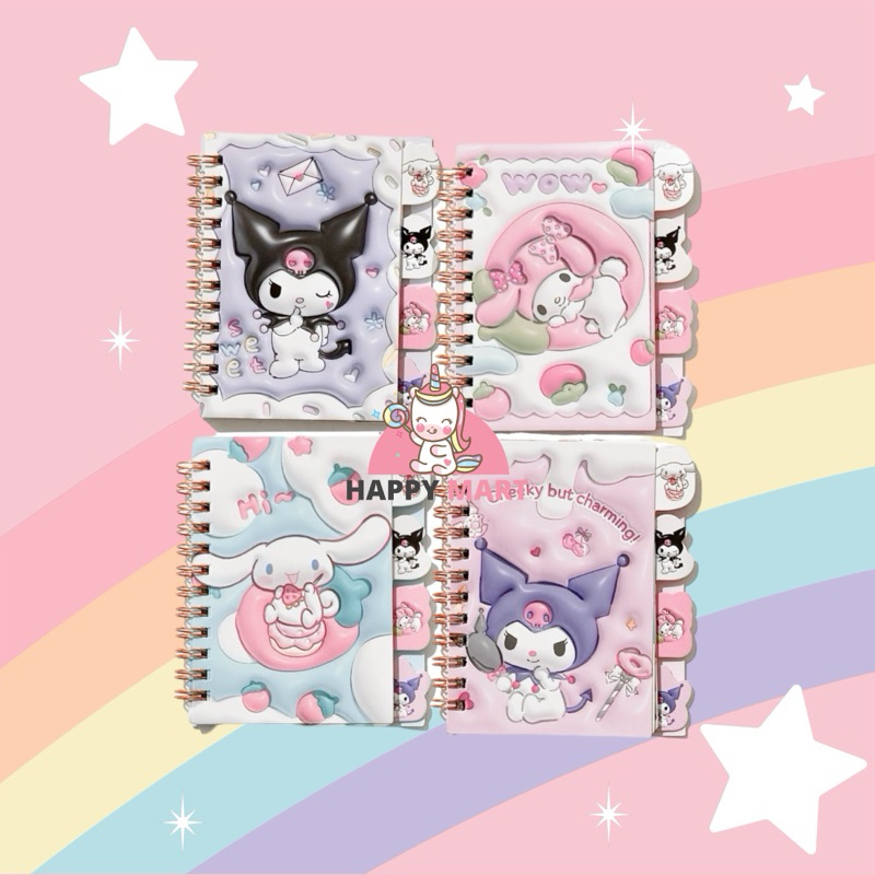 

Notes baby sanrio CREAMY kuromi / melody / cinnamoroll